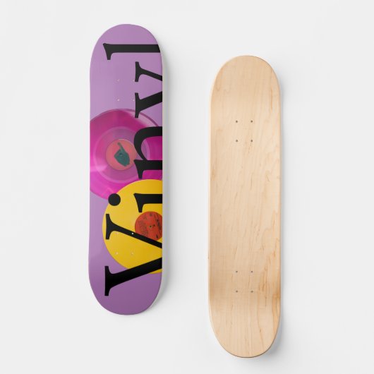 Fruity vinyl p persoonlijk skateboard (Voorkant)
