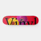 Fruity vinyl red persoonlijk skateboard (Horizontaal)