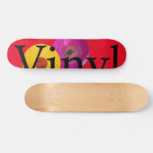 Fruity vinyl red persoonlijk skateboard (Horizontaal)