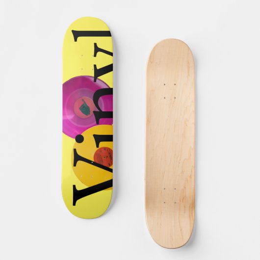 Fruity vinyl y persoonlijk skateboard (Voorkant)