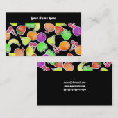 Fruity Wallpaper, Jouw naam hier Visitekaartje (Voorkant / Achterkant)