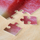 Fruity Watermelon Foto Jigzaag Puzzle Legpuzzel (Zijkant)