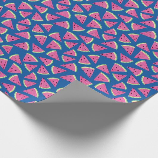 Fruity Watermelon Summer Pattern Cadeaupapier (Hoek)