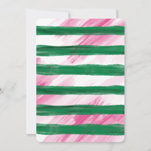 Fruity Watermelon | Uitnodiging tot Baby shower va (Achterkant)