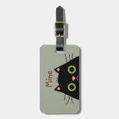 Frumpy Cat Bagagelabel (Voorkant verticaal)