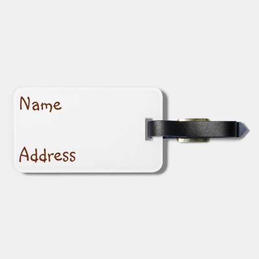 Frumpy Cat Bagagelabel (Achterkant horizontaal)