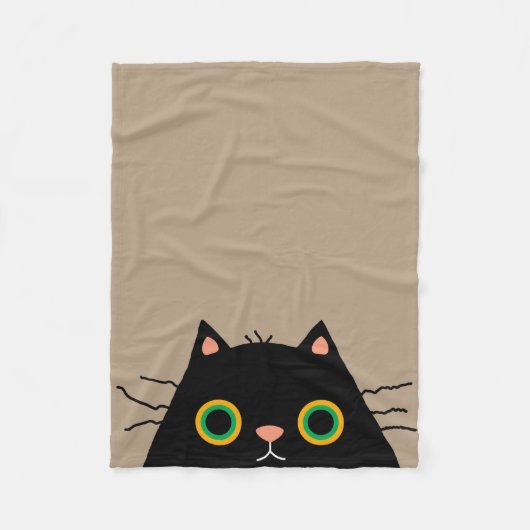 Frumpy Cat Fleece Deken (Voorkant)