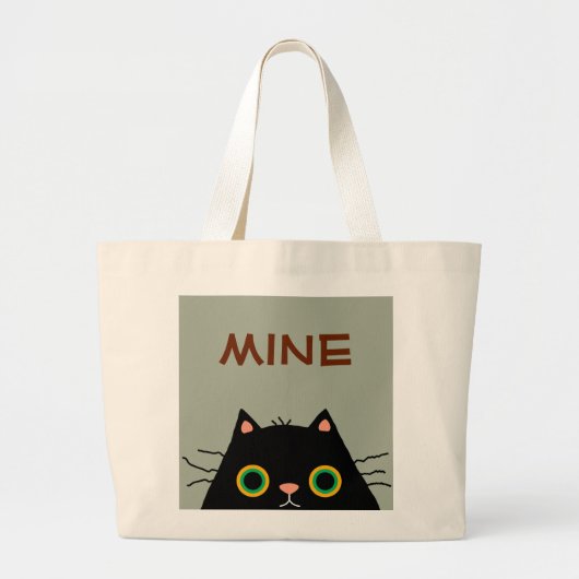 Frumpy Cat Grote Tote Bag (Voorkant)