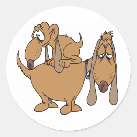 Frumpy Dogs Sticker (Voorkant)