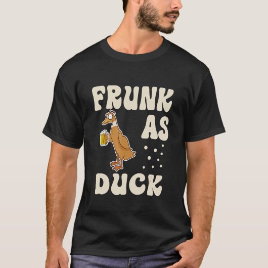 Frunk as Duck Rubber Duck Drink Meme Humor 2 T-shirt (Voorkant)