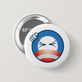 Frustrate "O" Face Ronde Button 5,7 Cm (Voorkant /achterkant)