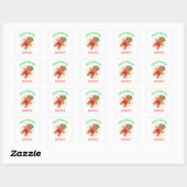 FRUSTRATED BAKER GINGERBREAD COOKIE VIERKANTE STICKER (Vel)