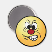 Frustrated Face Grumpey Magneet (Voorkant / Achterkant)