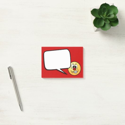 Frustrated Face Grumpey Post-it® Notes (Kantoor)