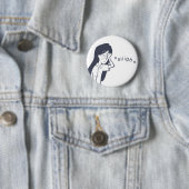 Frustratie Cynthia Variant 1 Ronde Button 5,7 Cm (In situ)