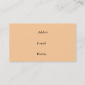 Frutas e fibras visitekaartje (Achterkant)