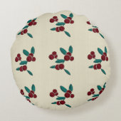 frutas vermelhas rond kussen (Achterkant)