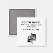 Fruth Hotel, Sturgis, S.D., Magnet (Voorkant / Achterkant)