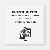 Fruth Hotel, Sturgis, S.D., Magnet (Voorkant)