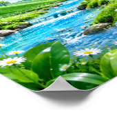Frutiger Aero Retro Computer Natuur Landschap Post Poster (Hoek)