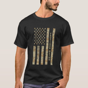 Frutiger Metro Esthetische Retro Tech Woestijn Cam T-shirt
