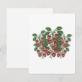 frutillas kaart (Voorkant / Achterkant)