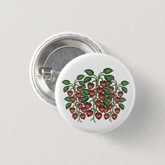 Frutillas Ronde Button 3,2 Cm (Voorkant /achterkant)
