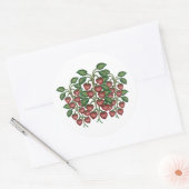 Frutillas Ronde Sticker (Envelop)