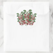 Frutillas Ronde Sticker (Tas)