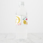 Frutti Birthday Party Waterfles Etiket (Achterkant)