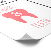 Frutti Second Birthday Milestone Poster (Hoek)