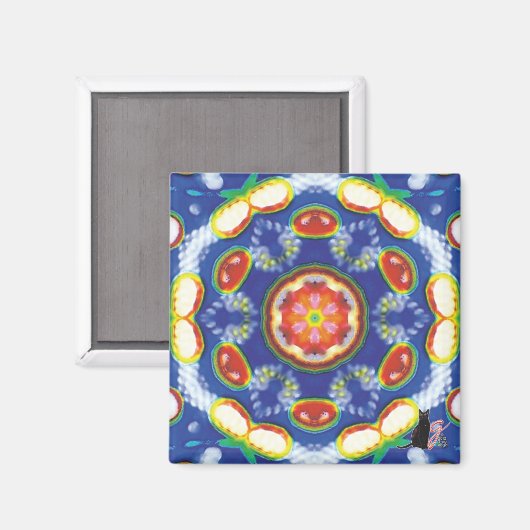 Fruty Kaleidoscope Magnet (Voorkant / Achterkant)