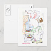 Fry Bunny briefkaart - (Voorkant / Achterkant)