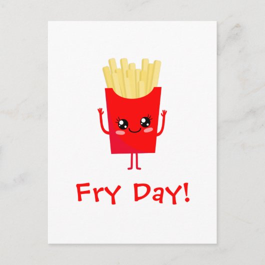 Fry Day Briefkaart (Voorkant)