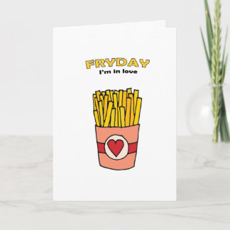 Fry Day Ik ben in Love Jubileum Kaart
