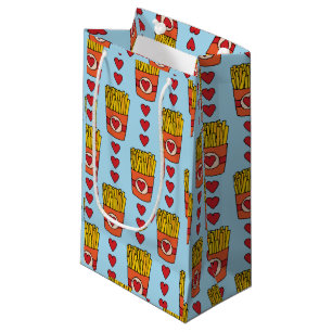 Fry Day I'm in Love   Punny Cartoon French Fries Klein Cadeauzakje