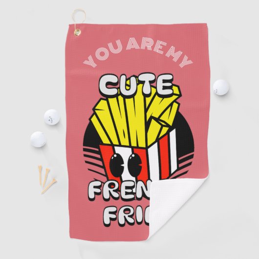 Fry-Day personalize valentijn Golfhanddoek (Insitu)