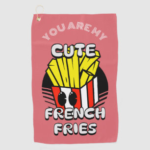 Fry-Day personalize valentijn Golfhanddoek
