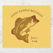 Fry Family Reunion Bier Etiket (Enkel label)