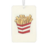 Fry Fast Food Foodie Fries Chips Potato Luchtverfrisser (Achterkant)