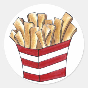 Fry Fast Food Fries Foodie Potato Stickers