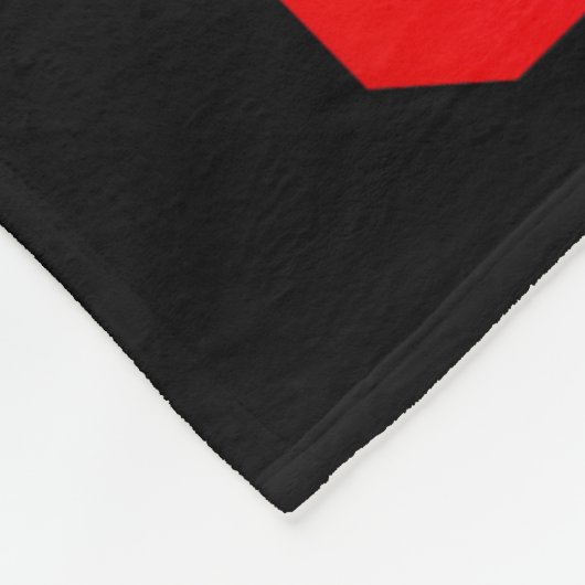 Fry Guy Fast Food Lover Fries Funny Novelty  Fleece Deken (Hoek)