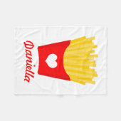 Fry Love Fleece Deken (Voorkant (Horizontaal))