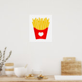 Fry Love Poster (Keuken)