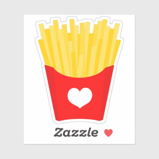 Fry Love Sticker (Vel)