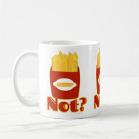 Fry Not Funny Cartoon Friet Humor Ontwerp
