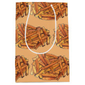 Fry Steak Fries Fried Potato Chips Foodie Medium Cadeauzakje (Voorkant)