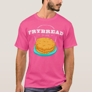 Frybrood is een levensechte Amerikaanse voedselfot T-shirt