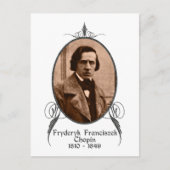 Fryderyk Chopin Briefkaart (Voorkant)
