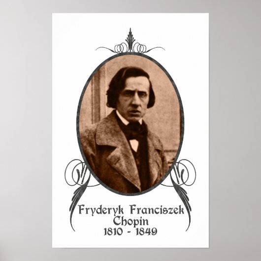 Fryderyk Chopin Poster (Voorkant)